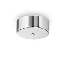 Baza circulara, magnetica, Ideal Lux, 90x35mm, crom-inox, 244259