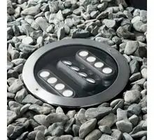 Spot pardoseli, exterior, Ideal Lux Taurus, 20W, 3000K, 210x129mm, crom, IP67, 277035