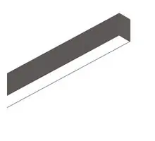Profil LED incastrat, aplicat sau suspendat Ideal Lux Fluo, 40W, 3000K, 1.2ml, negru, IP20, 192710
