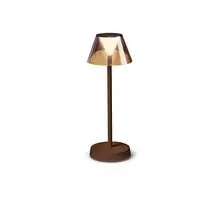 Veioza LED, exterior, Ideal Lux Lolita, 2.8W, 3000K, 125x345mm, cafeniu, IP54, 286747