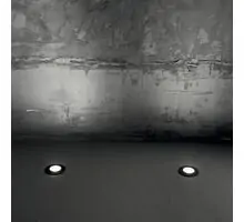 Spot LED trepte/pardoseli, Ideal Lux Gravity, 1xGX53, 155x111mm, negru, IP67, 120324