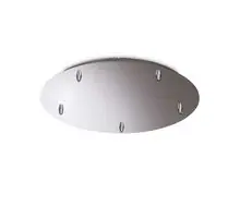 Baza circulara, Ideal Lux, 460x25mm, crom, 285641