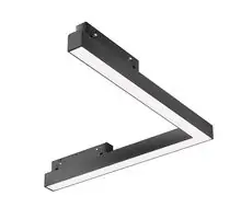 Corp iluminat LED, colt, sina magnetica, Maytoni Basis, 24W, 3000K, 302x302x44mm, negru