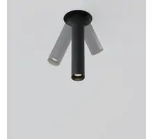 Spot mobil LED, incastrat, telescopic, Maytoni Focus T 1, 6W, 3000K, 30x40/200mm, negru