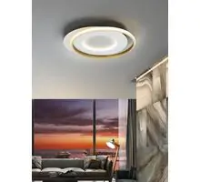 Plafoniera LED Schuller Limbos, 40W, 3000K alb, auriu