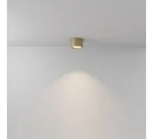 Spot fix LED aplicat, Maytoni Hydra, 10W, 3000K, 105x70mm, auriu, IP44