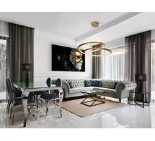 Pendul LED Schuller Eternity, 64W, alama-auriu