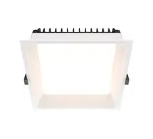 Spot fix LED, incastrat, Maytoni Okno, 24W, 4000K, 170x170x60mm, alb, IP44