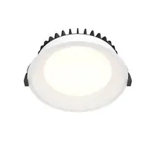 Spot fix LED, incastrat, Maytoni Okno, 18W, 3000K, 155x60mm, alb, IP44