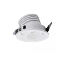 Spot mobil LED, incastrat, Mantra Neptuno, 3W, 2700K, 30x50mm, alb, 7827