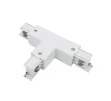 Element de alimentare intermediar tip "T", sina, Mantra Carriles T, alb, 8738