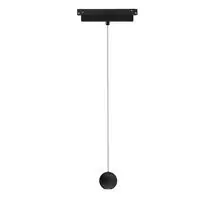 Pendul LED, sina magnetica, Mantra Magneto, 7W, 3000K, 1700+50+55x55mm, negru, 8327