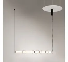 Pendul LED Maytoni Cosmo, 39W, 3000K, Lmax 98 cm, negru