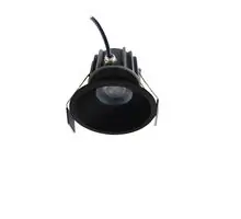 Spot fix LED, incastrat, Mantra Rombok, 8W, 2700/3000/4000K, 64x65mm, negru, IP65 CCT, 8765