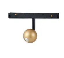 Spot LED, sina magnetica, Mantra Magneto, 7W, 3000K, 200x105x55mm, auriu, dimabil 3 trepte, 8388