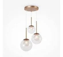 Pendul, Maytoni Basic Form, 3XG9, ambra-auriu, MOD521PL-03G