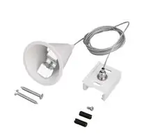 Element de suspendare sina, Carriles T, 2ml, alb, 8561