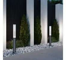 Stalp mediu, LED, Maytoni Lit, 12W, 3000K, 786x130mm, grafit, IP65, O593FL-L12GF3K