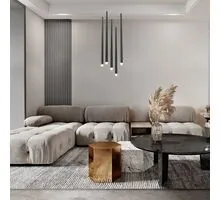 Pendul LED Maytoni Cascade, 31W, 3000K-4000K, negru