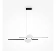 Pendul, LED, Maytoni Skyline, 26W, 4000K, alb-negru, MOD179PL-L26W4K