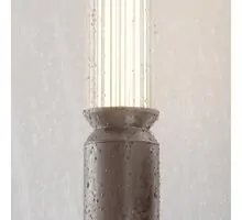 Stalp mediu, LED, Maytoni Lit, 12W, 3000K, 786x130mm, maro, IP65, O593FL-L12BR3K