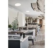 Plafoniera LED Nova Luce Perfect, 24W, 3000K, alb, dimabil Triac, semi-incastrata