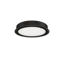 Plafoniera LED Nova Luce Perfect, 40W, 2700K-6000K, negru, dimabil TW, telecomanda, semi-incastrata