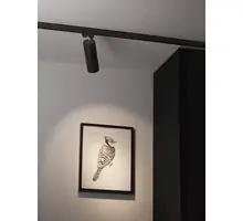 Spot sina LED, Nova Luce Eurika, 30W, 4000K, negru, 3 circuite