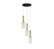 Pendul, Nova Luce Certa, 3xE27, auriu-opal