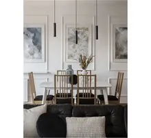 Pendul, Nova Luce Seawave, 1xGU10, 300/1830x55mm, alb satinat