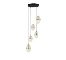 Pendul LED, Nova Luce Egna, 59W, 3000K, auriu-opal