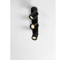 Plafoniera tip spot, Nova Luce Amecy, 3xGU10, liniar, negru