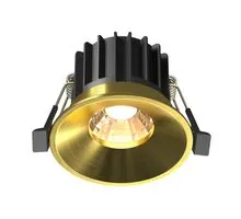 Spot fix LED, incastrat, Maytoni Round, 12W, 3000K, 80x60mm, alama