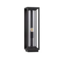 Stalp mic, Nova Luce Pacific, 1xE27, 145x145x500mm, negru, IP65