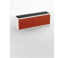 Aplica LED, Nova Luce Brown, 2W, 3000K, alb-mahon, solar, senzor de miscare, IP65