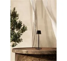 Veioza LED, Nova Luce Deck, 1.5W, 3000K, negru, IP54