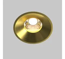 Spot fix LED, incastrat, Maytoni Round, 12W, 3000K, 80x60mm, alama