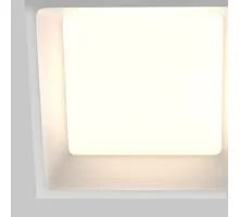 Spot fix LED, incastrat, Maytoni Okno, 18W, 3000-4000-6000K, 145x145x60mm, alb, IP44