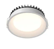 Spot fix LED, incastrat, Maytoni Okno, 24W, 3000-4000-6000K, 175x60mm, alb, IP44