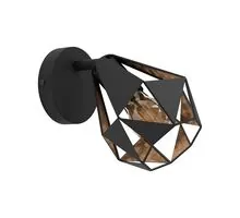 Aplica Eglo Carlton 7, 1xE27, cupru antic-negru