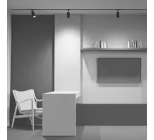 Proiector pe sina Focus, gama Trinity, 1xGU10, negru, IP20, Maytoni