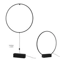 Lampa decorativa LED AZzardo Vanessa, 3000/4000/6000K, negru