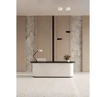 Lampa de birou LED Nova Luce Afi, 23W, 3000K, alb-negru, dimabil, senzor de miscare