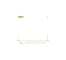 Pendul LED Nova Luce Aider, 35W, 3000K, alb marmorat-auriu, dimabil, Triac