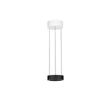 Pendul LED Nova Luce Afi, 24W, 3000K, alb-negru, dimabil, senzor de miscare