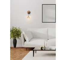 Aplica LED Nova Luce Paluz, 7W, 3000K, auriu roz-negru