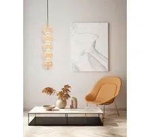 Pendul LED Nova Luce Klelia, 30W, 3000K, alama-transparent, dimabil, Triac