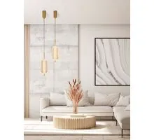 Pendul LED Nova Luce Klelia, 17W, 3000K, alama-transparent, dimabil, Triac