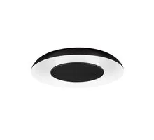 Plafoniera LED Nova Luce Epos, 24W, CCT 2700-4000K, negru, dimabil, Triac
