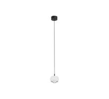 Pendul LED Nova Luce Conga, 13W, 3000K, alb-negru